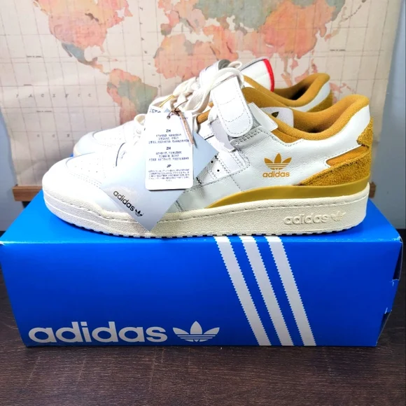 BRAND NEW Adidas Forum 84 Low Victory Gold Men's Size: 11.0 - Picture 1 of 5
